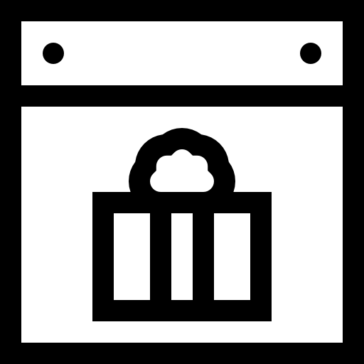 data Basic Straight Lineal ikona