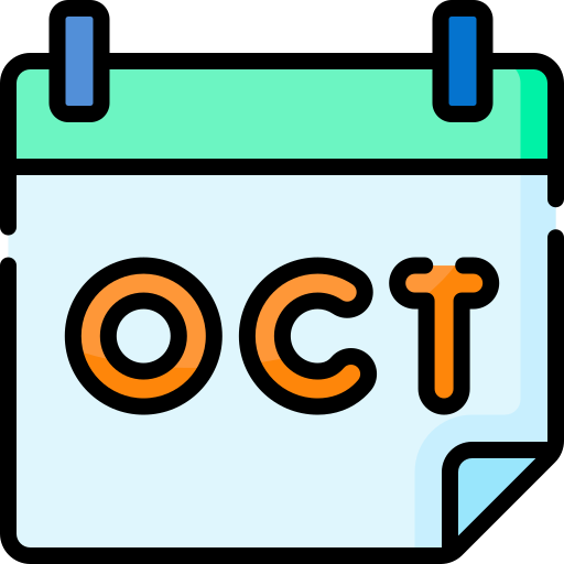 październik Special Lineal color ikona