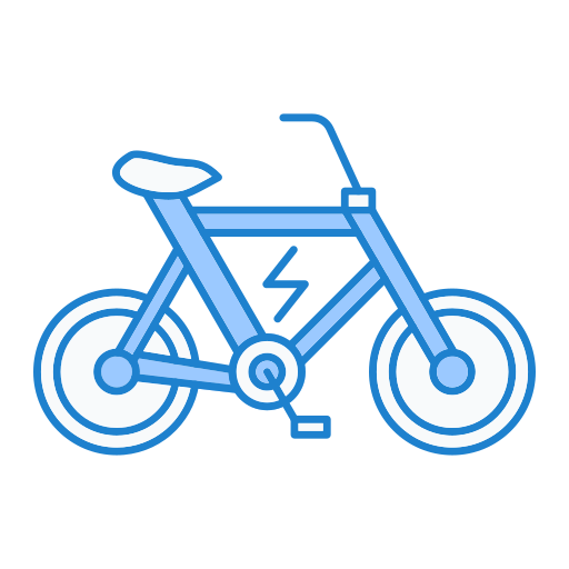 Electric bicycle Generic Blue icon