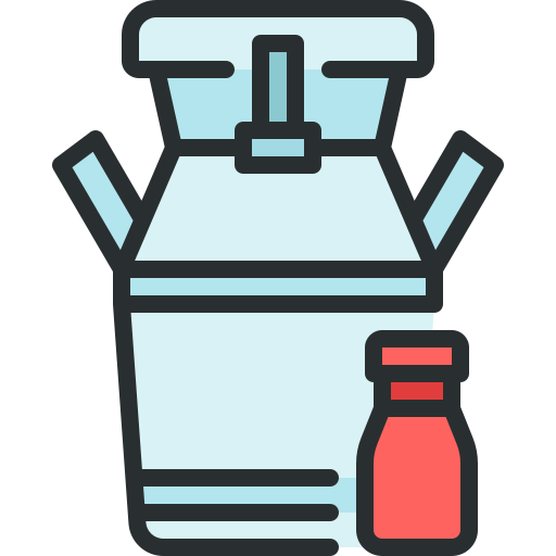 melk tank Generic Outline Color icoon