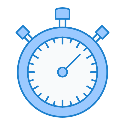 stopwatch Generic Blue icoon