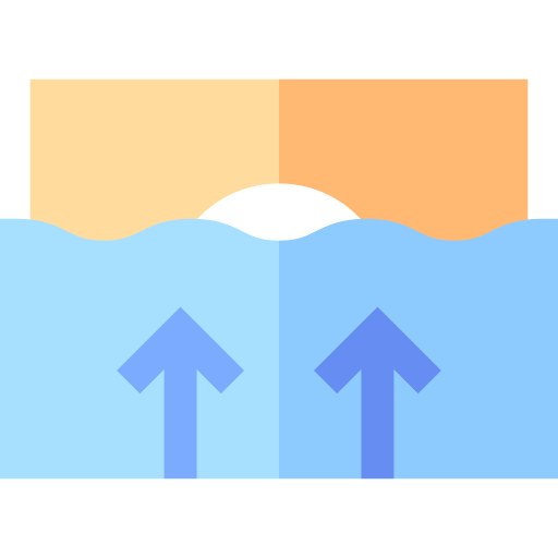 Inundation Basic Straight Flat icon