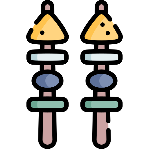 oden Kawaii Lineal color ikona