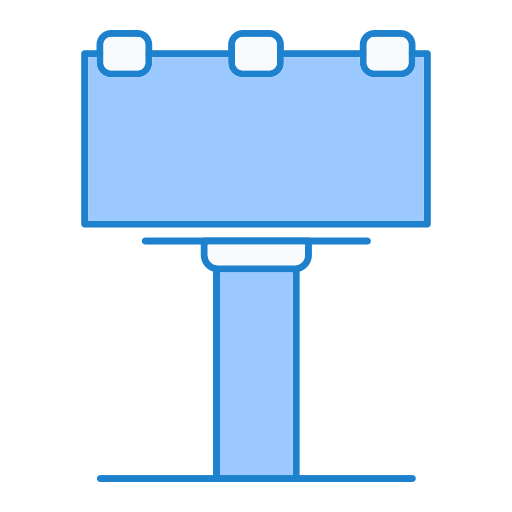 aanplakbord Generic Blue icoon