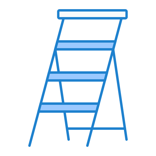 scala a pioli Generic Blue icona
