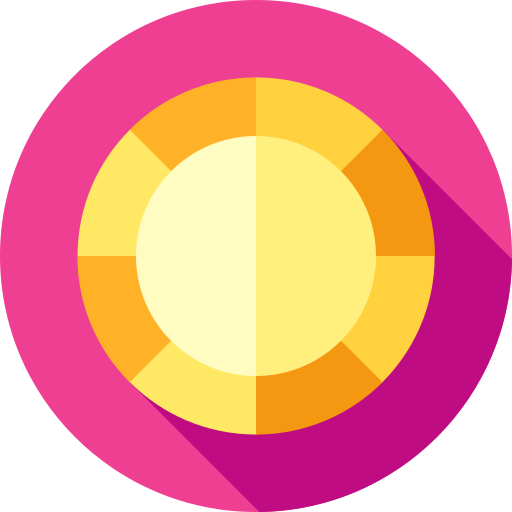 Gem Flat Circular Flat icon