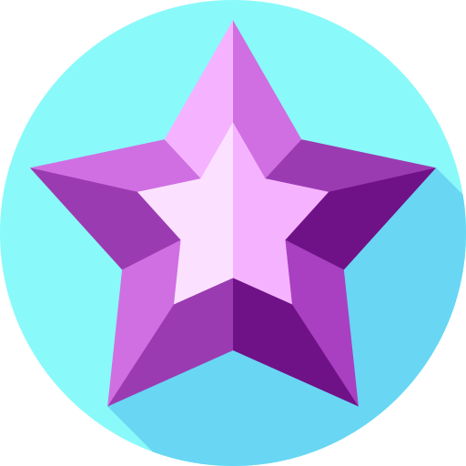 Gem Flat Circular Flat icon