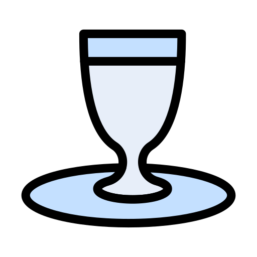 copa de vino Vector Stall Lineal Color icono