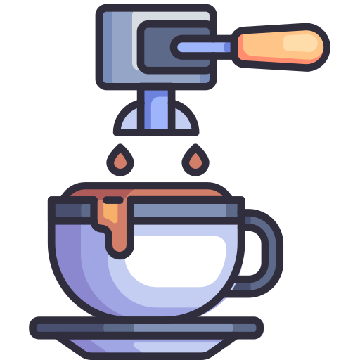 espresso Generic Outline Color ikona