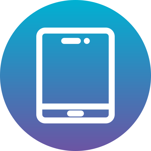 Tablet Generic Flat Gradient icon