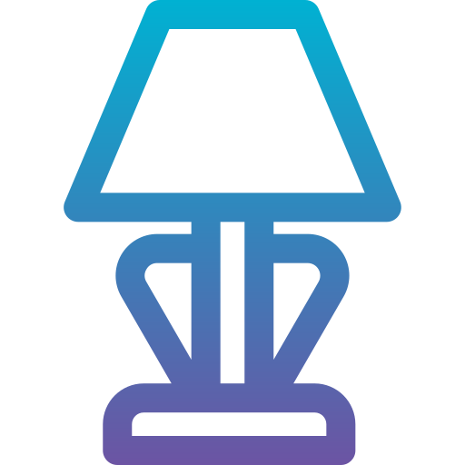 Table lamp Generic Gradient icon