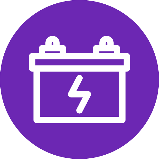 Car battery Generic Circular icon