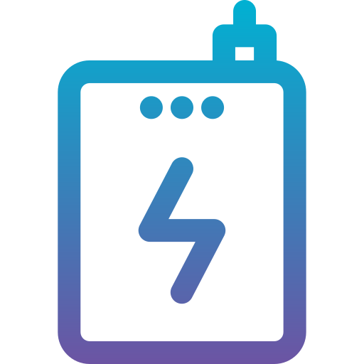 accumulatore di energia Generic Gradient icona