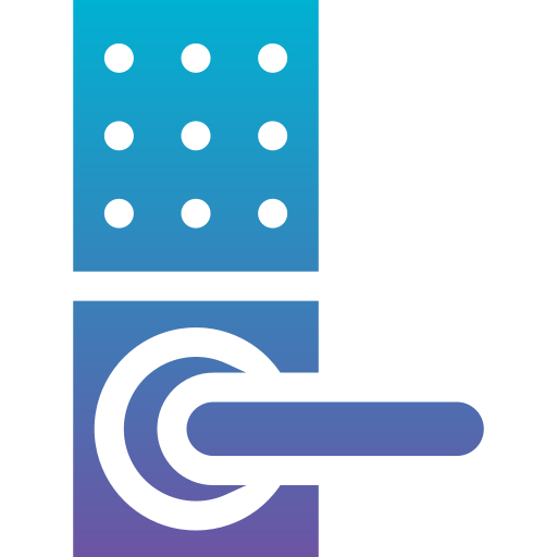 Smart lock Generic Flat Gradient icon