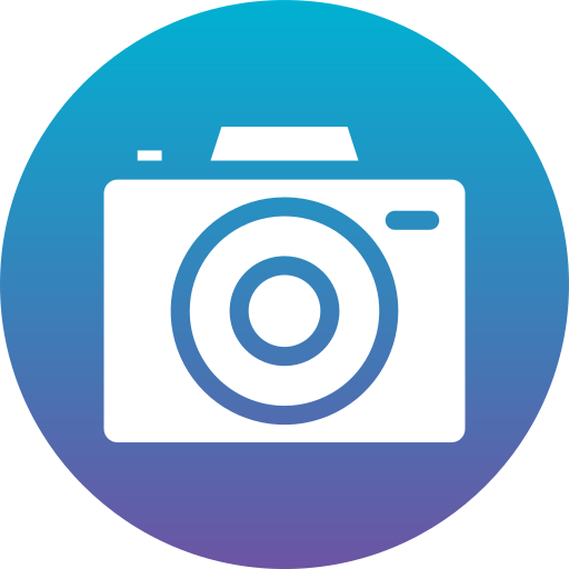 cámara digital Generic Flat Gradient icono