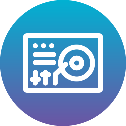 Turntable Generic Flat Gradient icon