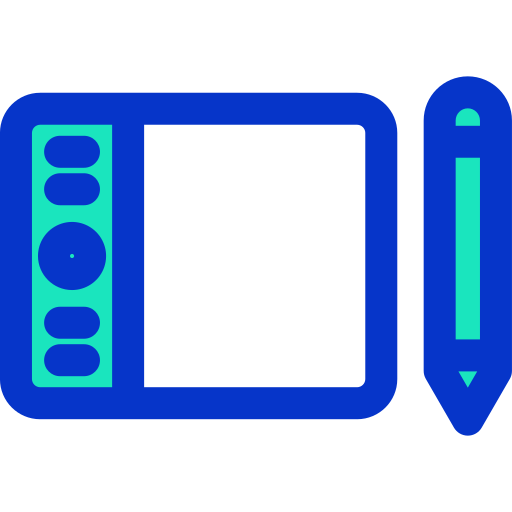 tablet do rysowania Generic Fill & Lineal ikona