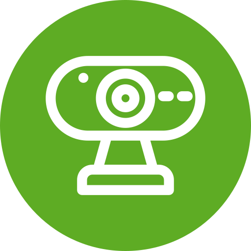 web-kamera Generic Circular icon