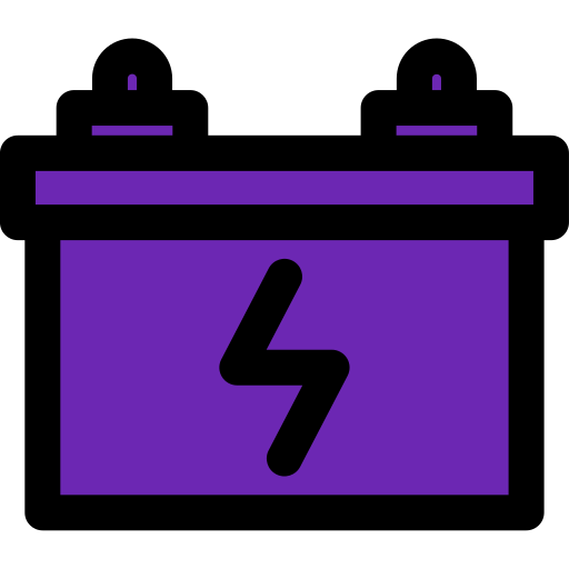 Car battery Generic Outline Color icon