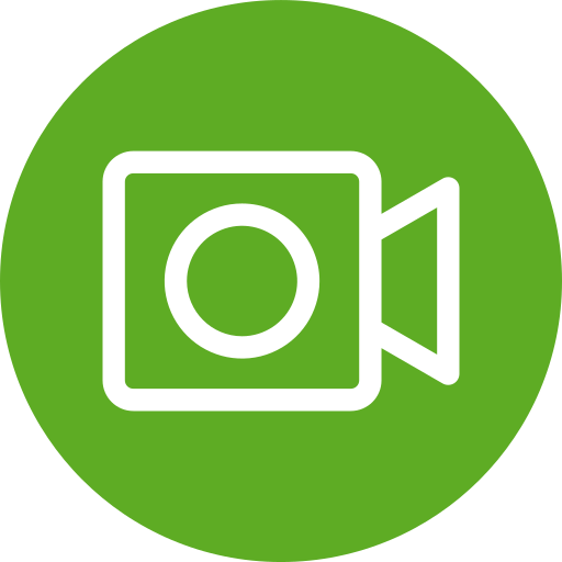 videocamera Generic Circular icoon