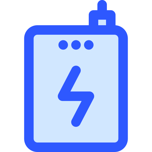 accumulatore di energia Generic Blue icona