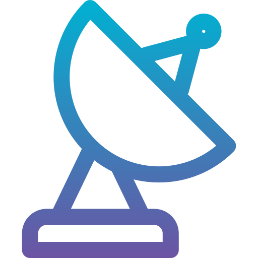 antenna parabolica Generic Gradient icona