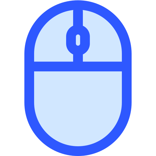 computermuis Generic Blue icoon