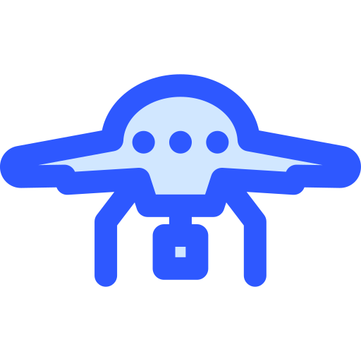 drone Generic Blue Ícone