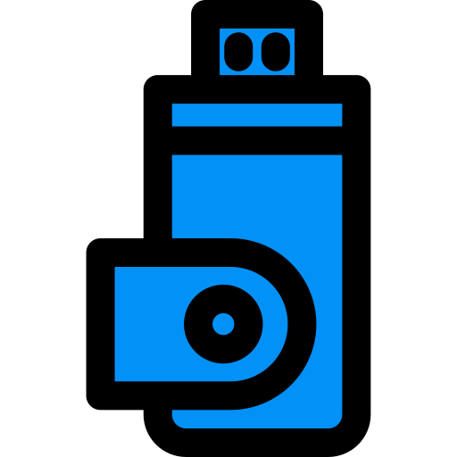 Pendrive Generic Outline Color icon