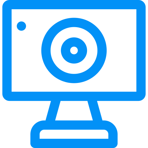 웹캠 Generic Simple Colors icon