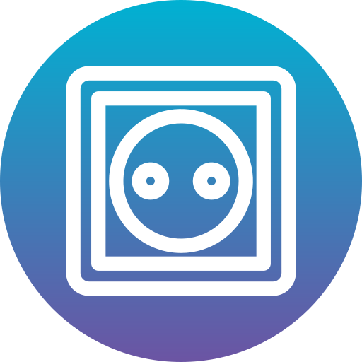 enchufe Generic Flat Gradient icono