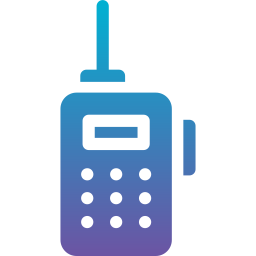 walkie talkie Generic Flat Gradient icono