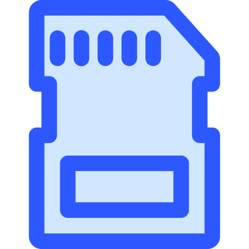 sd-kaart Generic Blue icoon