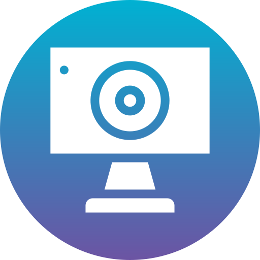 웹캠 Generic Flat Gradient icon