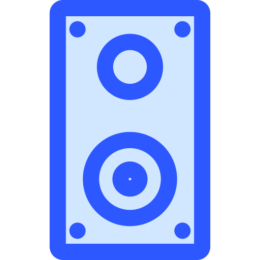 caixas de som Generic Blue Ícone