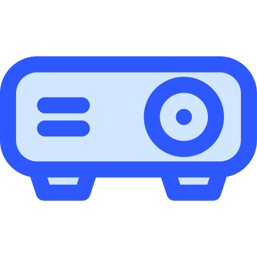 Movie projector Generic Blue icon