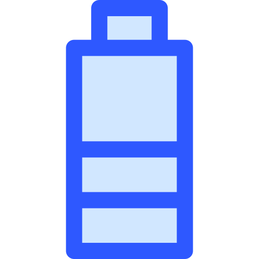 Battery status Generic Blue icon