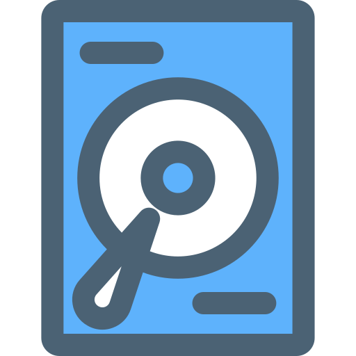 Накопитель на жестком диске Generic Fill & Lineal иконка