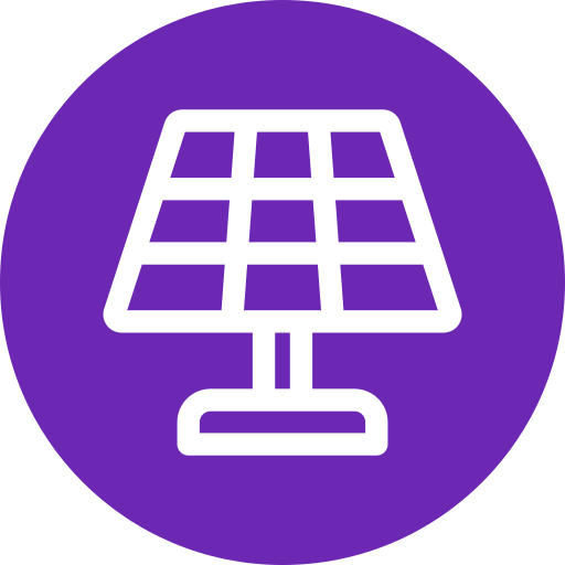 zonnepaneel Generic Circular icoon