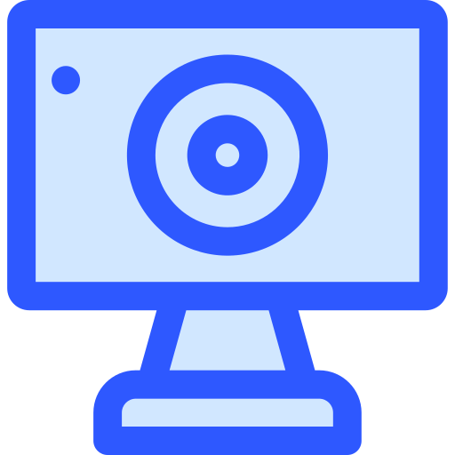 webcam Generic Blue icon