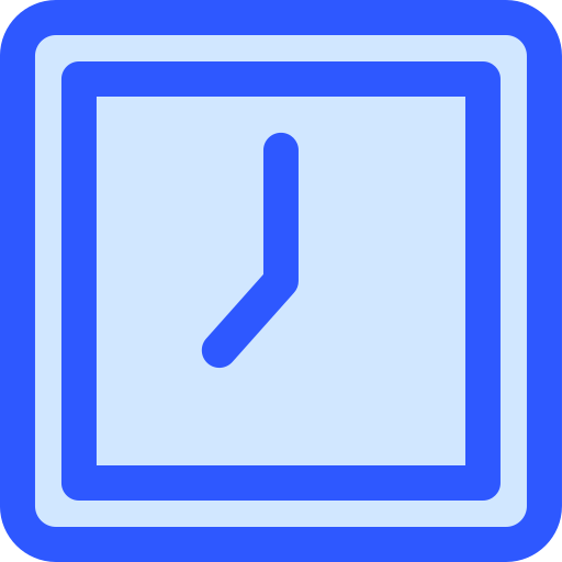시간 Generic Blue icon