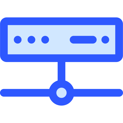 호스팅 Generic Blue icon