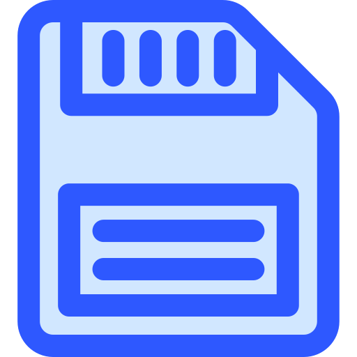 Floppy disk Generic Blue icon