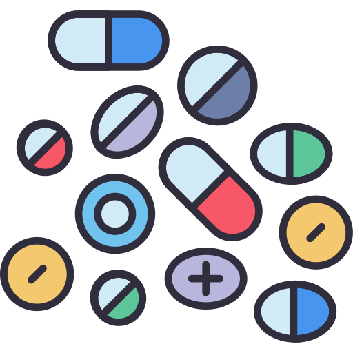 Drugs Generic Outline Color icon