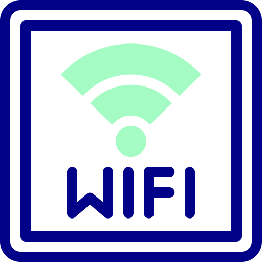 wi-fi Detailed Mixed Lineal color icon