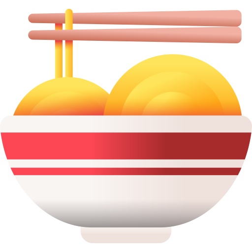 Noodles 3D Color icon