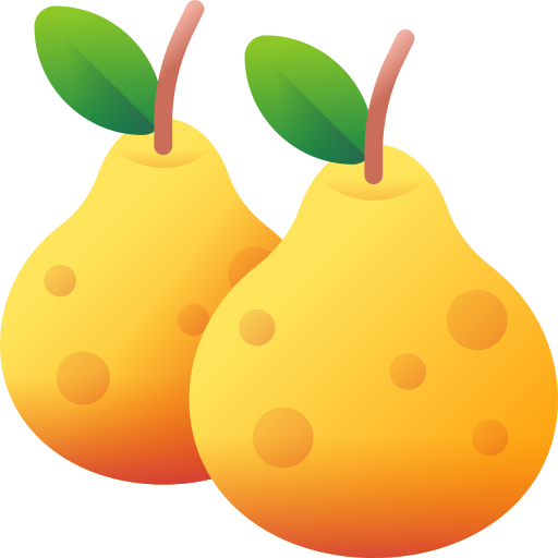 Pear 3D Color icon