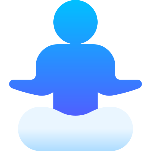 Медитация Basic Gradient Gradient иконка