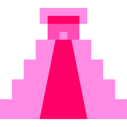 Mayan pyramid Basic Sheer Flat icon