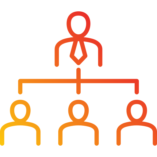 struttura organizzativa Generic Gradient icona